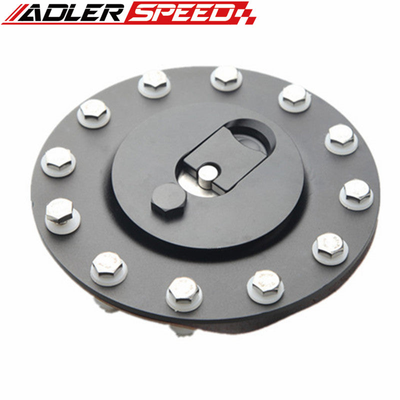 Universal 3 Billet Aluminum Fuel Cell Cap Flush Mount 12 Bolts Cap Universal 3 Billet Aluminum Fuel Cell Cap Flush Mount 12 Bolts Cap