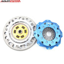 ADLERSPEED 8.5" SPRUNG CLUTCH TWIN DISC KIT FOR 240SX 2.4L BASE LE SE KA24DE KA24E MEDIUM