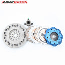 ADLERSPEED 8.5" Race Twin Disc Clutch +Flywheel for 07-20 Nissan 350Z 370Z Infiniti G35 G37