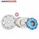ADLERSPEED 8.5" RACE CLUTCH KIT TWIN DISC & FLYWHEEL FOR 90-96 NISSAN 300ZX NON-TURBO Z32