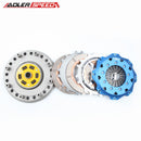 ADLERSPEED 8.5" 215mm Sprung Clutch Twin Disc & Flywheel For Toyota 1JZ 2JZ R154 Push Type
