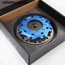 ADLERSPEED 8.5" 215mm Sprung Clutch Twin Disc & Flywheel For Toyota 1JZ 2JZ R154 Push Type