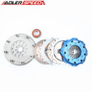 ADLERSPEED 8.5" 215mm Race Clutch Twin Disc+Flywheel for SR20DET SILVIA 240SX 200SX S13 S14