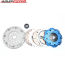 ADLERSPEED 8.5" RACING TWIN DISC CLUTCH FOR 97-05 AUDI A4 QUATTRO B5 B6 98-05 VW PASSA