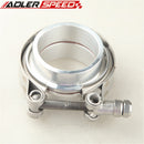 US SHIP 2" Clamp Aluminum Flanges V-Band Vband Intercooler Piping Kit