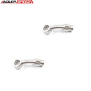 US SHIP ! 2x 20 Degree 3/8-32 UNEF Banjo Fitting 10.2mm Bore Brake & Oil Line Connector