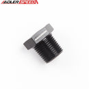 US SHIP ! 2PCS 3/8'' inch NPT Male To 1/8'' NPT Female Aluminum Fuel Oil Fitting Black