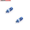 US SHIP ! ADLERSPEED 2x -6AN AN6 Fuel Tank Roll Over Vent Valve Aluminum Fitting Adapter Blue