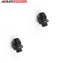 US SHIP ! ADLERSPEED 2PCS -12AN AN12 JIC Male Flare to 3/4 x 16 UNF Aluminum Fitting Adapter Black
