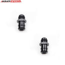 US SHIP ! ADLERSPEED 2PCS AN-12 12AN To 3/4" Barb Straight Fuel Line Fitting Adapter Black