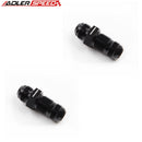 US SHIP ! ADLERSPEED 2PCS -12AN AN12 to 12AN Male Bulkhead Straight Fitting Adapter Black