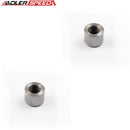 US SHIP ! 2PCS 1/4" Inch NPT Female Weld Bung Steel Sensor Fitting Adapter Round