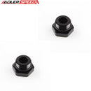 US SHIP ! ADLERSPEED 2x -10AN AN-10 AN10 Flare Plug Fitting Aluminum AN Plug Adapter Black