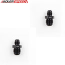 US SHIP ! ADLERSPEED 2PCS Straight -8AN AN8 To AN6 -6AN Male Reducer Fitting Adapter Aluminum Black