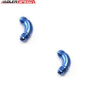 US SHIP ! ADLERSPEED 2PCS AN6 -6AN To AN-6 90 Degree Union Fuel Fitting Adapter Male Aluminum Blue