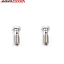 US SHIP ! 2PCS Stainless Steel M12 x 1.0 Banjo Bolt Fitting 31mm Metric Brake Adaptor