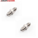 US SHIP  2pc AN3 to M10 x 1.0 Male Flare Union Stainless Steel Fitting Adapter