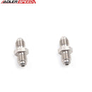 US SHIP !  2PCS -3AN AN3 to M10 x 1.5 Male Flare Union Stainless Steel Fitting Adapter