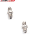 US SHIP !  2PCS -3AN AN3 to M10 x 1.5 Male Flare Union Stainless Steel Fitting Adapter