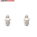 US SHIP 2PCS -3AN to M12 x 1.5 Male Flare Union Stainless Steel Fitting Adapter
