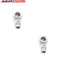 US SHIP ! 2PCS Banjo Bolt AN-3 3AN To 10.2mm (3/8") Fitting Stainless Steel Hose End
