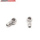 US SHIP ! 2pc Banjo Bolt Short -3AN To 11.2mm (7/16") Fitting Stainless Steel Hose End