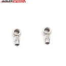 US SHIP ! 2pc Banjo Bolt Short -3AN To 11.2mm (7/16") Fitting Stainless Steel Hose End