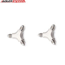 US SHIP ! 2PCS AN4 -4AN AN-4 4AN Male Stainless Steel Y Adapter Fitting Adaptor