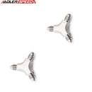 US SHIP ! 2PCS AN4 -4AN AN-4 4AN Male Stainless Steel Y Adapter Fitting Adaptor