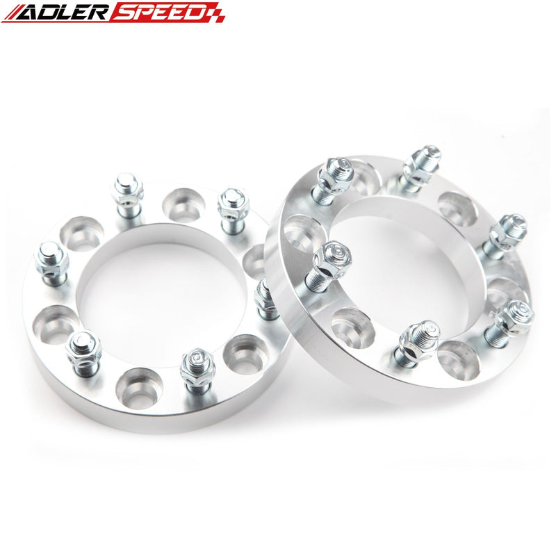US SHIP !  2 Wheel Spacers Adapters 6x139 (6x5.5") 1" Thick 14x1.5 Studs 108mm Center Bore