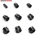 US SHIP ! ADLERSPEED  1" 2" 2.5" 3" 3.5" 4" 5" ID Straight Silicone Hose Hump Pipe Turbo Coupler Black