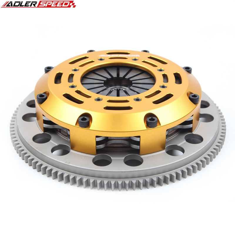ADLERSPEED Racing Clutch Twin Disc For MITSUBISHI LANCER OUTLANDER RVR 2.0L 2.4L Medium WT
