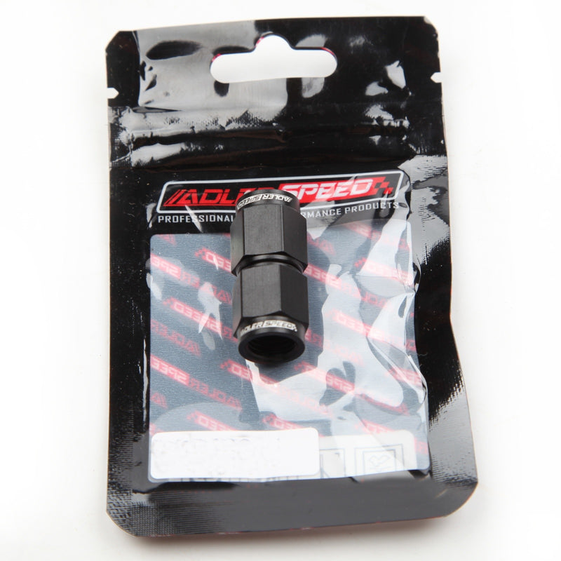 US SHIP ! ADLERSPEED 2PCS Aluminum -3AN to AN3 Female Union Straight Fitting Adapter Black