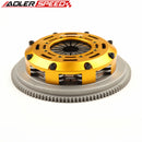 US SHIP ! ADLERSPEED Racing Clutch Twin Disc + Flywheel Standard  for 91-98 Nissan Silvia S13 S14 2.0L SR20DET