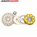 US SHIP ! ADLERSPEED RACING CLUTCH TWIN DISC & FLYWHEEL MEDIUM FOR SR20DET SILVIA 240SX 200SX S13 S14 MEDIUM