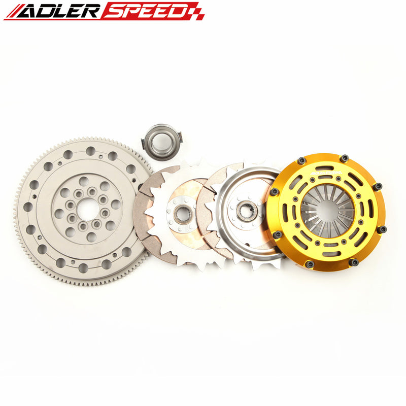 ADLERSPEED RACING CLUTCH TWIN DISC KIT MEDIUM for NISSAN SR20DET SILVIA 240SX 200SX S13 S14