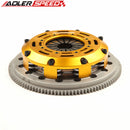 US SHIP ! ADLERSPEED RACING CLUTCH TWIN DISC & FLYWHEEL MEDIUM FOR SR20DET SILVIA 240SX 200SX S13 S14 MEDIUM
