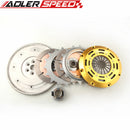 US SHIP ! RACE TWIN DISC CLUTCH KIT + FLYWHEEL for 89-91 HONDA CIVIC CRX 1.5L 1.6L D15 D16