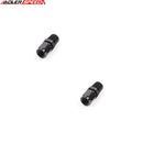 US SHIP ! ADLERSPEED 2PCS -4AN AN4 Female To 1/4" NPT Male Straight Swivel Fuel Fitting Adapter Black