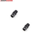 US SHIP ! ADLERSPEED 2PCS 6AN AN-6 Female Swivel To 1/4" NPT Male Straight Fuel Fitting Adapter Black