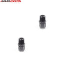 US SHIP ! ADLERSPEED 2PCS -6AN AN6 Female To 3/8" NPT Male Straight Aluminum Fuel Oil Fitting Black