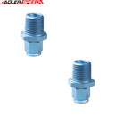 US SHIP ! 2PCS 3AN 4AN 6AN 8AN 10AN Female To NPT Male Straight Fuel Oil Fitting Adapter US