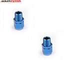 US SHIP ! 2PCS 3AN 4AN 6AN 8AN 10AN Female To NPT Male Straight Fuel Oil Fitting Adapter US