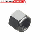 ADLERSPEED AN6 /AN8 /AN10  Flare Block Off Cap Fitting Aluminum Alloy Black/Blue