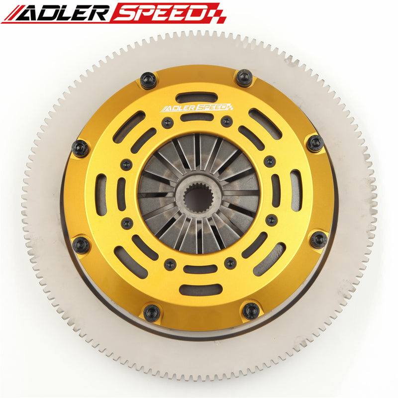 ADLERSPEED RACING TWIN DISC CLUTCH KIT & FLYWHEEL STANDARD for 2000-06 AUDI TT QUATTRO 1.8T