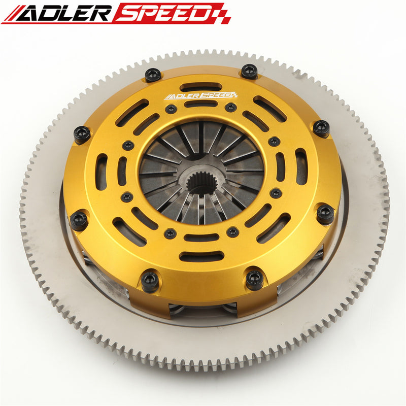 ADLERSPEED RACING TWIN DISC CLUTCH KIT & FLYWHEEL STANDARD for 2000-06 AUDI TT QUATTRO 1.8T