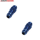 US SHIP ! ADLERSPEED 2PCS -3AN 4AN 6AN 10AN Male Aluminum Straight Bulkhead Fitting Adapter