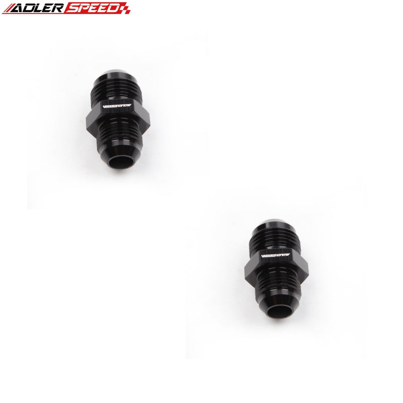 US SHIP ! ADLERSPEED 2PCS 10AN To AN8 8AN Male Straight Aluminum Reducer Adapter Black US