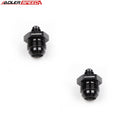 US SHIP ! ADLERSPEED 2PCS AN-12 To AN-6 6AN Male Straight Aluminum Reducer Fuel Fitting Adapter