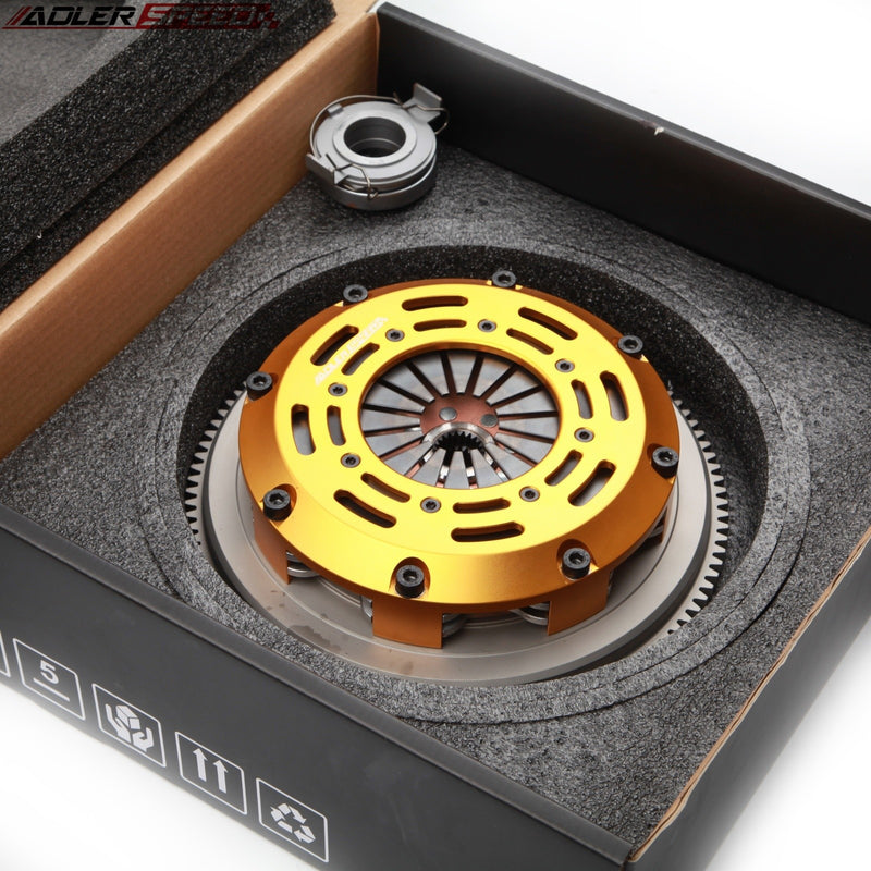 ADLERSPEED Race Clutch Twin Disc Kit For MATRIX XR-S VIBE GT 1.8L 2ZZGE 6-SPEED Standard WT